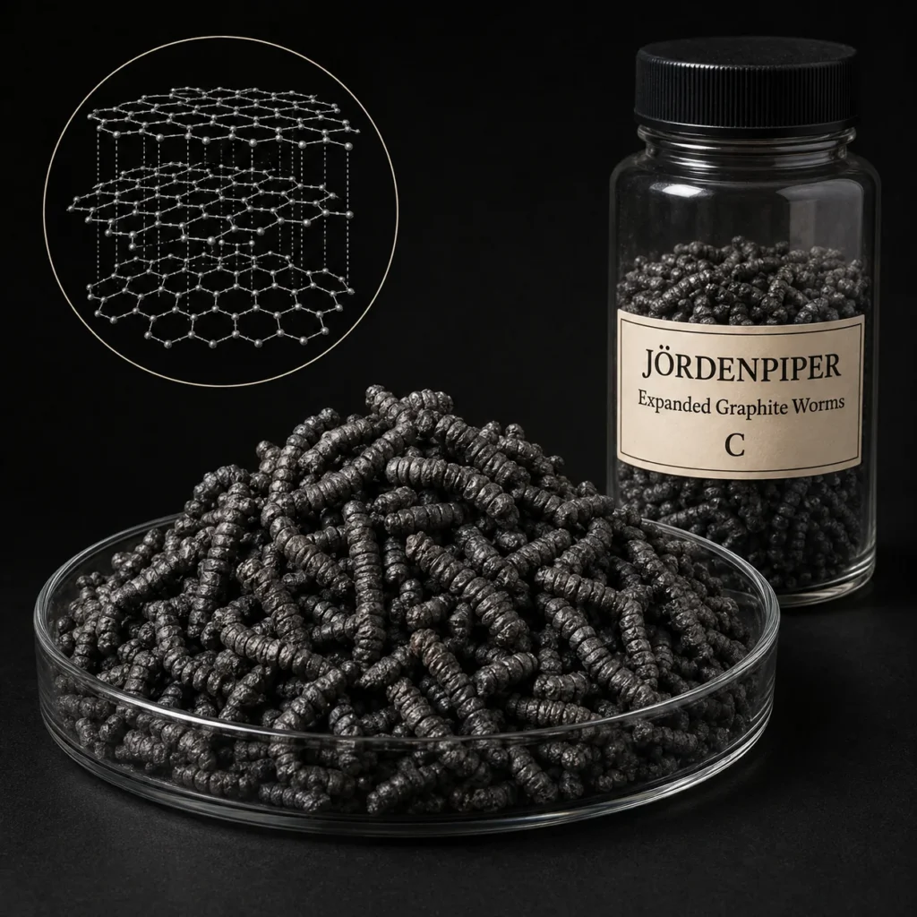 Expanded Graphite Worms powder